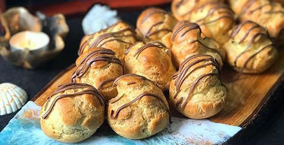 طرز تهیه نون خامه ای (خامه نارنجکی)