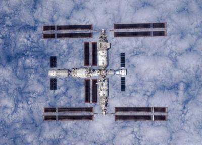 چین ایستگاه فضایی خود را کامل کرد، عکس